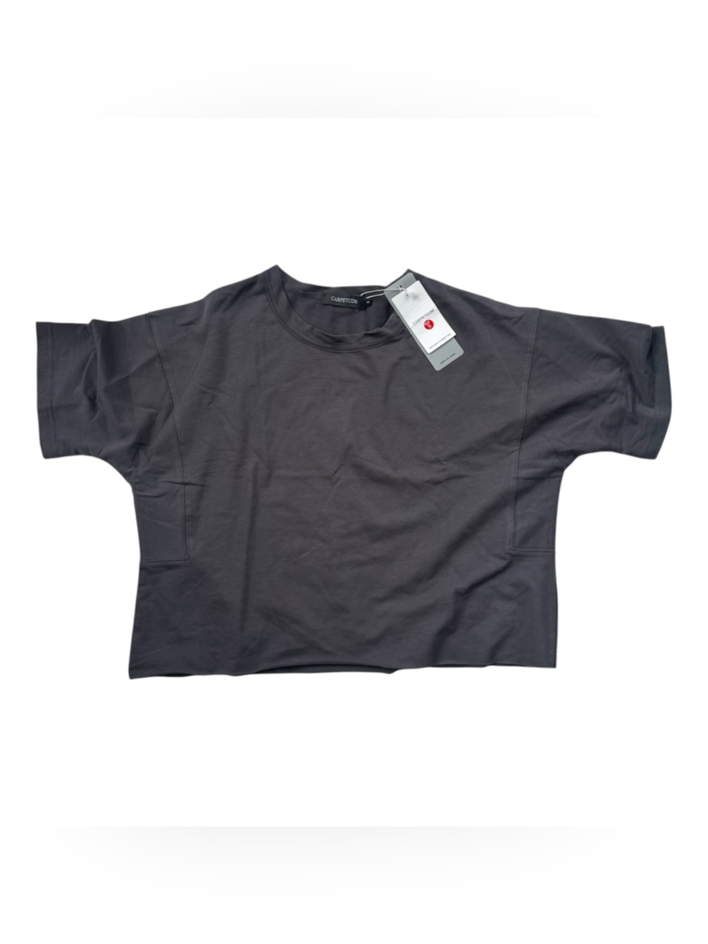 Carpet Company Black Heavyweight T-Shirt Tee Size S NWT